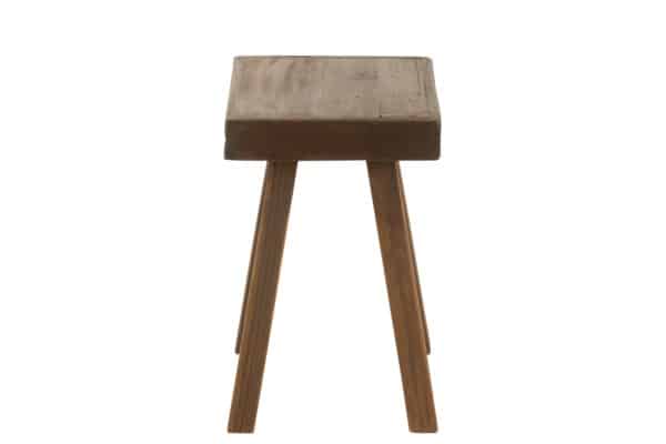 Hocker Basic Holz Braun – Bild 4